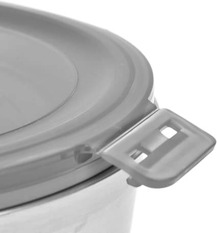 Pote hermético de aço inox kit com diversos tamanhos, ótima vedação ideal para marmitas.