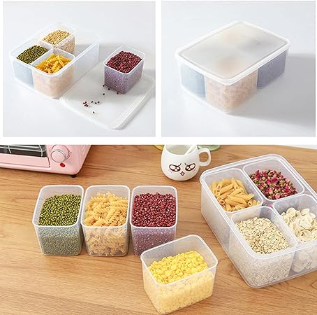Kit de Potes Herméticos Armazenamento e Organização