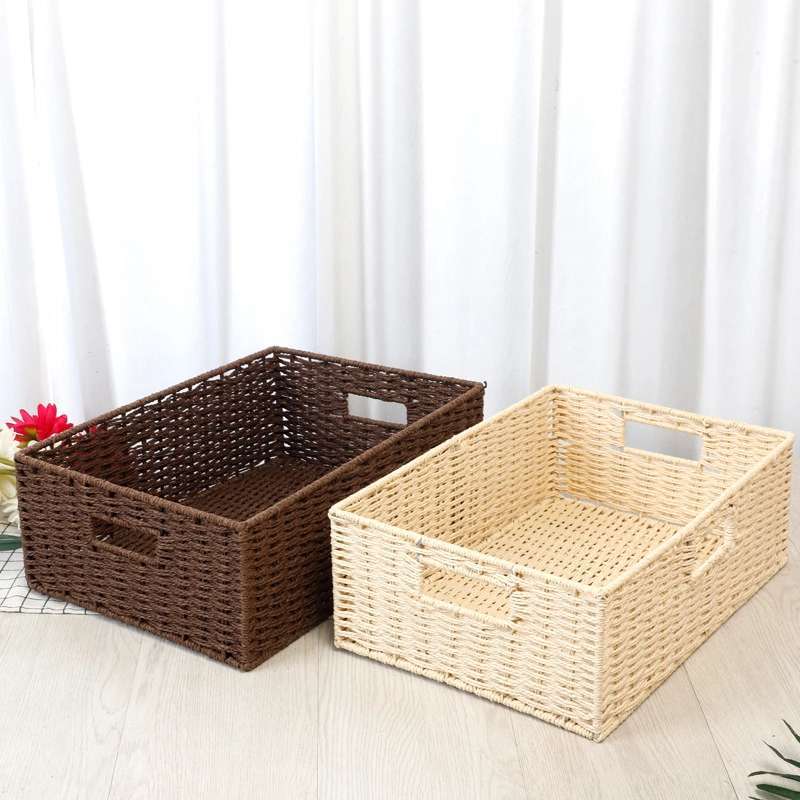 Caixa Organizadora Elegante de Rattan, Porta Revistas, Porta Livros, Caixa Organizadora, Casa Organizada, Caixa de Rattan, Caixa de Vime, Caixa Trancada, Caixa Elegante, Organização Elegante, Organização Domestica, Closet Organizado, Organizador de Mesa, Organizador de Estante, Loja Comprinha do Futuro