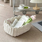 Cesto organizador de Corda de algodão 3 pçs