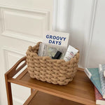 Cesto organizador de Corda de algodão 3 pçs